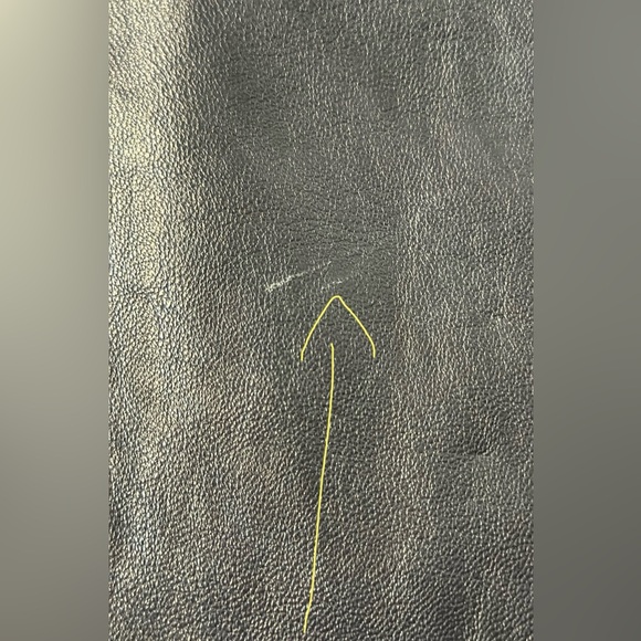 Ellen Tracy Black A-Line Maxi Skirt Cocktail 100% Leather - Picture 7 of 13